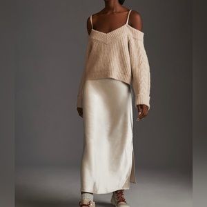 Anthropologie Mare Mare Layered Sweater Slip Dress